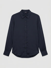 Women Shirt Solid Black Regular Fit
