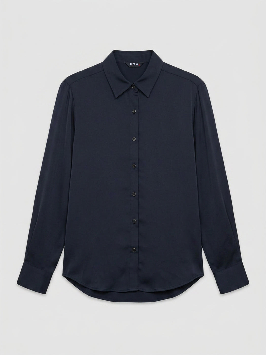 Women Shirt Solid Black Regular Fit