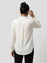 Women Shirt Solid White Regular Fit