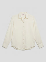 Women Shirt Solid White Regular Fit