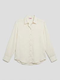 Women Shirt Solid White Regular Fit