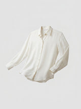 Women Shirt Solid White Regular Fit