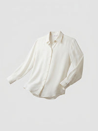 Women Shirt Solid White Regular Fit
