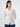 Women Shirt Off White Stripe Regular Fit