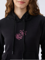 Women Sweatshirt Black Regular Fit