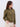 Women Sweatshirt Olive Green Relaxed Fit