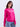 Women Sweatshirt Pink Relaxed Fit