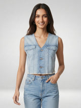 Women Jacket Solid Blue Straight Fit