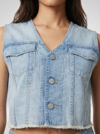 Women Jacket Solid Blue Straight Fit