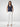 Women Jacket Solid Blue Straight Fit