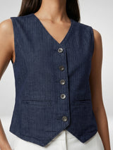 Women Jacket Solid Blue Straight Fit