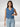 Women Jacket Denim Blue Regular Fit