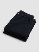 Women Trouser Straight Fit Black High Rise