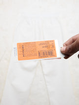 Women Trouser Straight Fit White High Rise