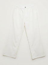 Women Trouser Straight Fit White High Rise