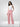 Women Trouser Pink Wide Leg High Rise
