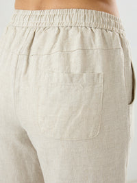 Women Trouser Wide Leg White High Rise