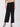 Women Trouser Wide Leg Black High Rise