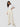 Women Trouser Straight Fit White High Rise