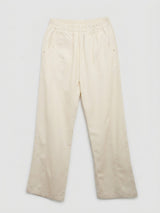 Women Trouser Straight Fit White High Rise