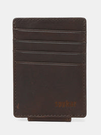 Spykar Men Brown Leather Money Clips