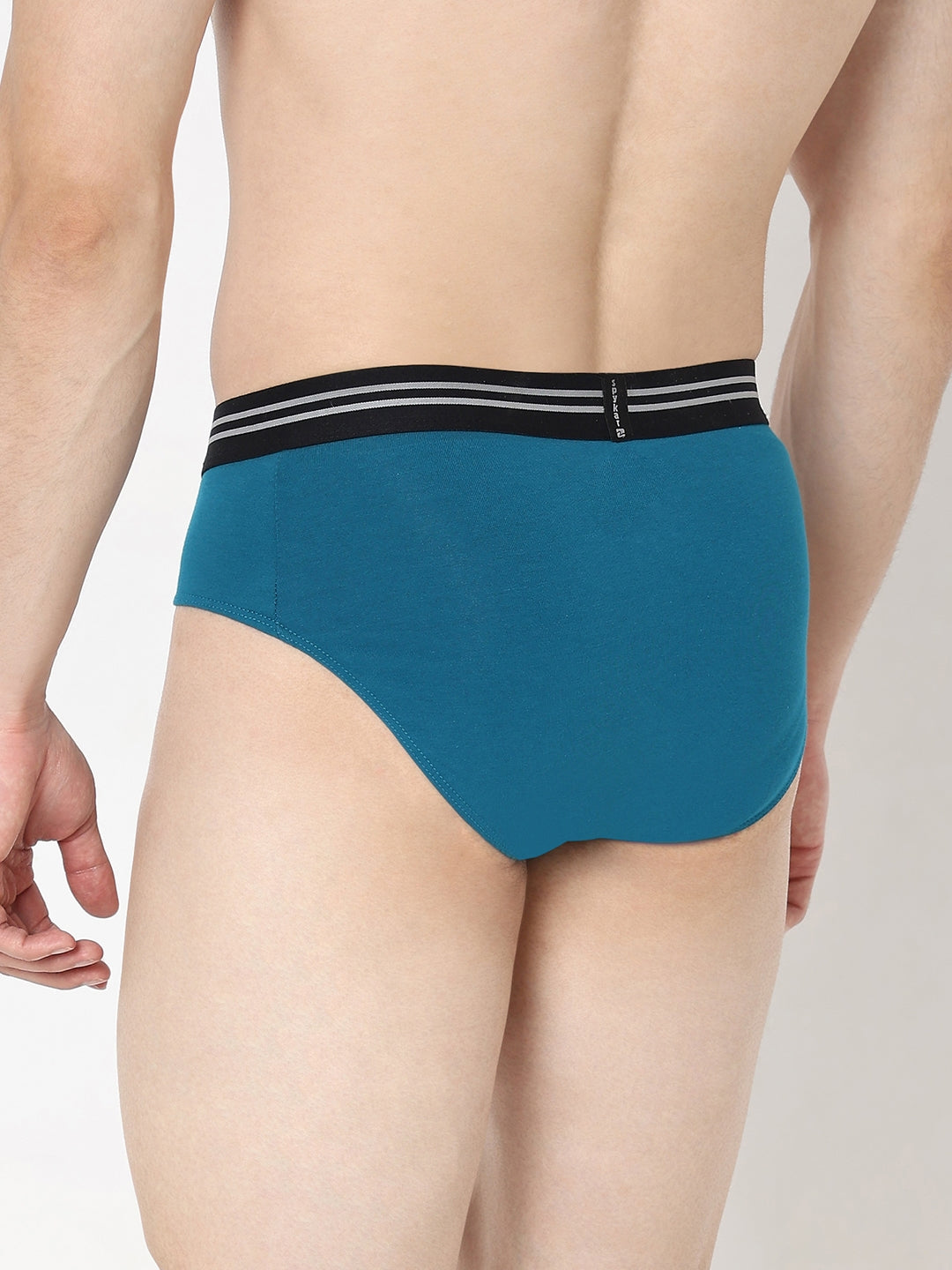 Underjeans by Spykar Men Premium Teal Blue Brief