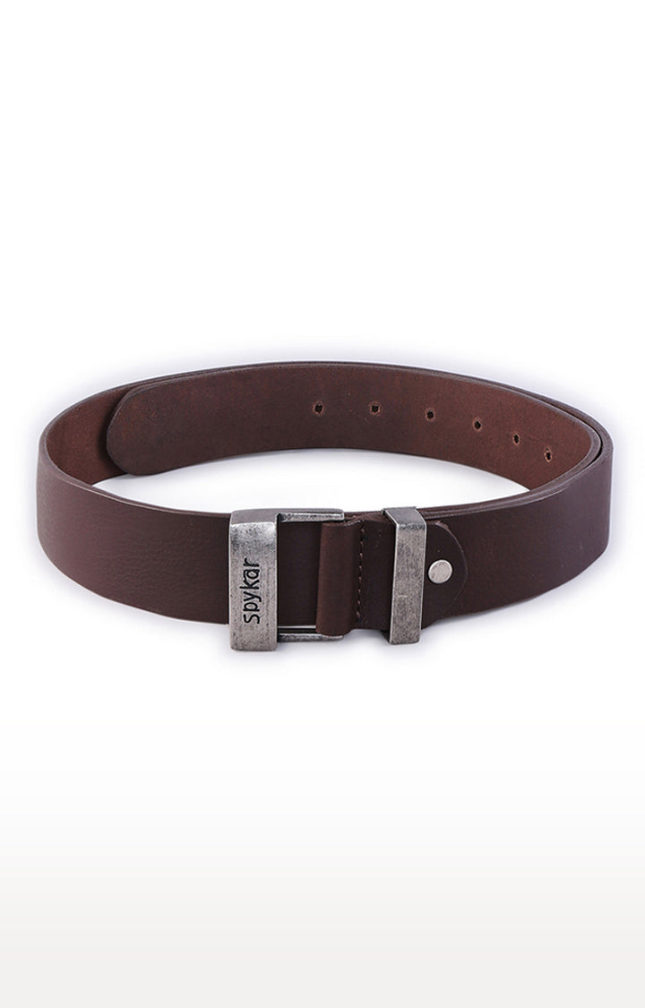 Spykar Brown Genuine Leather Belt