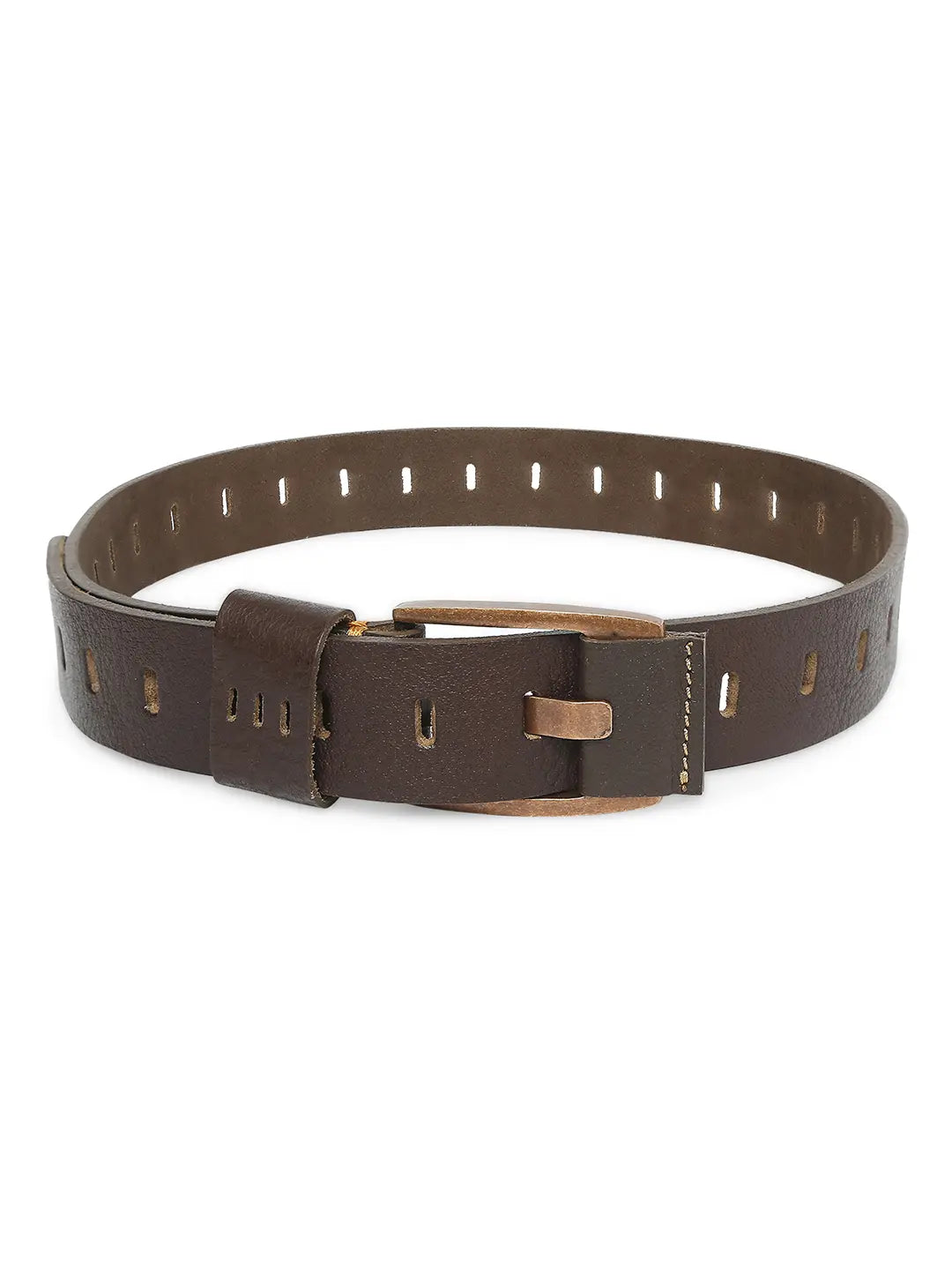 Spykar Men Brown Leather Belt