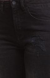 Women Emma Jeans Slim Fit Black Mid Rise