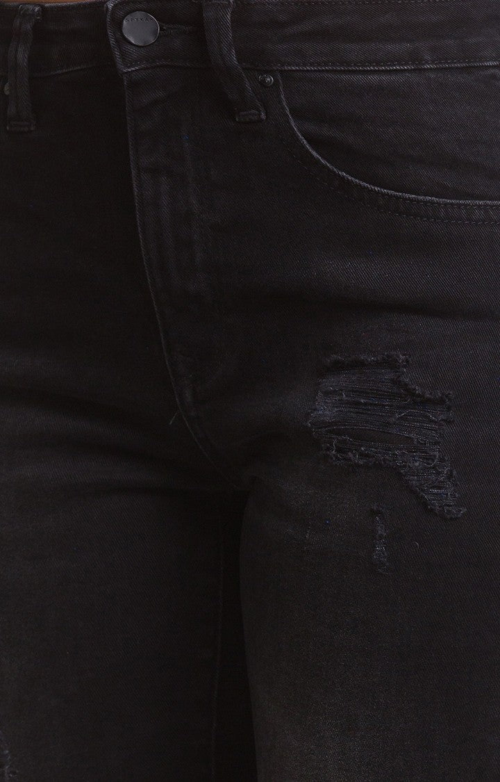 Women Emma Jeans Slim Fit Black Mid Rise