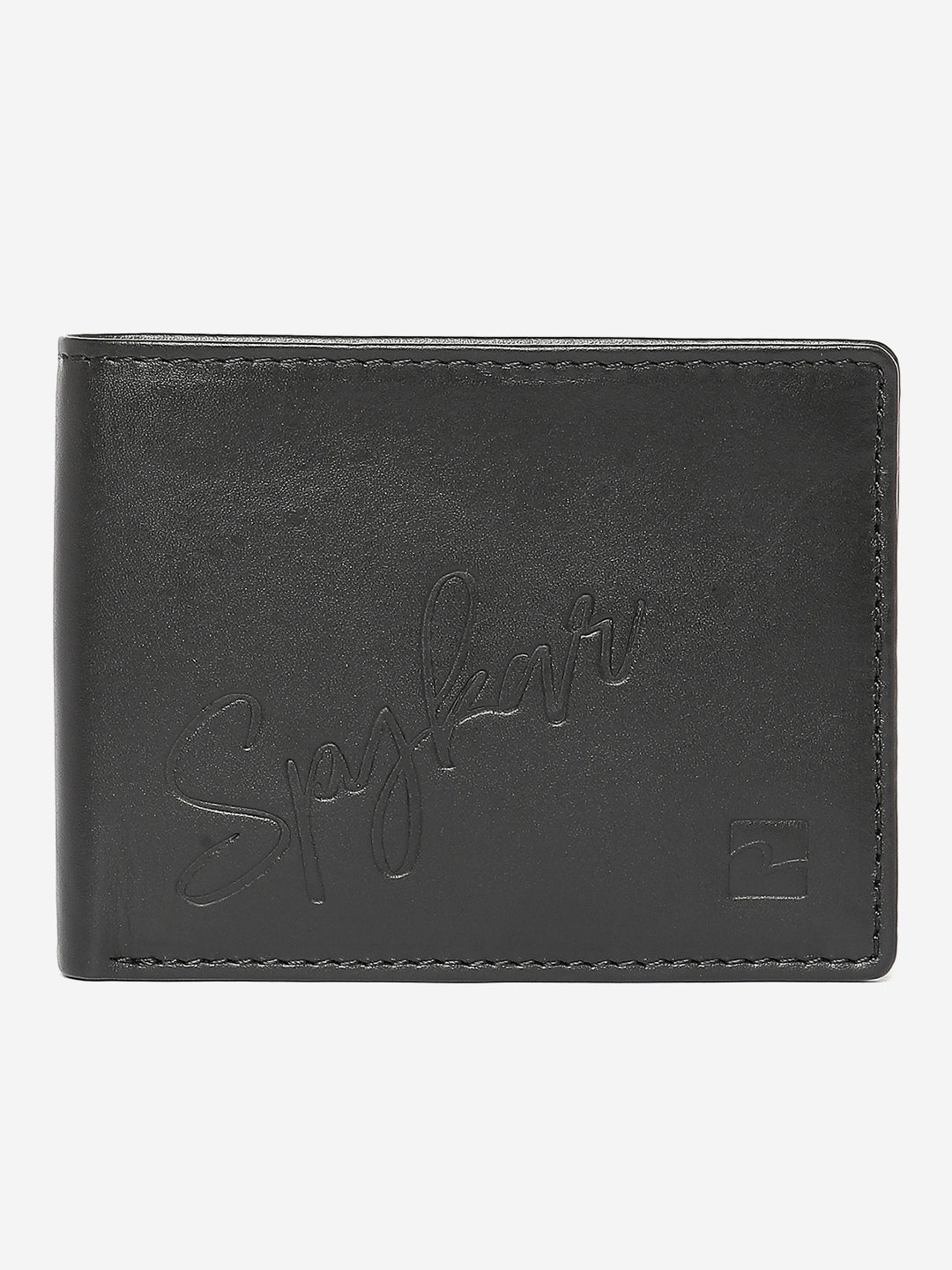 Spykar Men Black Leather Wallet