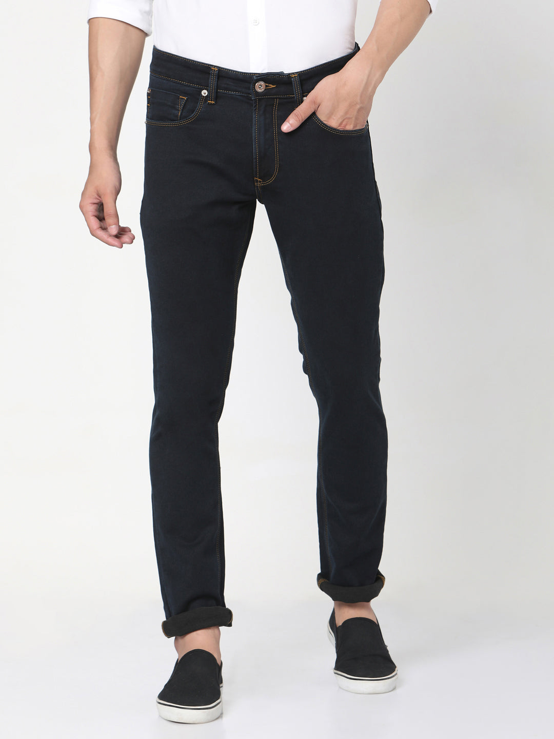 Spykar Blue Cotton Men Jeans (Rover)