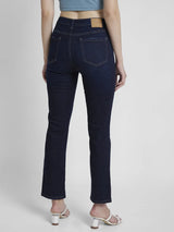 Women Emma Jeans Slim Fit Dark Blue Mid Rise