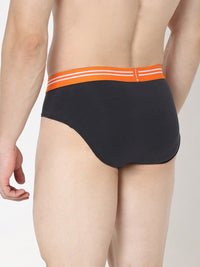Underjeans by Spykar Men Premium Dark Grey Brief
