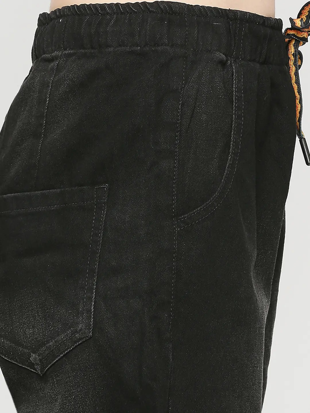 Women Bella Jeans Straight Fit Black High Rise