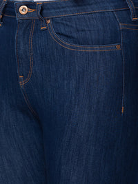 Women Alexa Jeans Super Skinny Fit Dark Blue High Rise