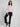 Women Elissa Jeans Boot Cut Fit Black High Rise