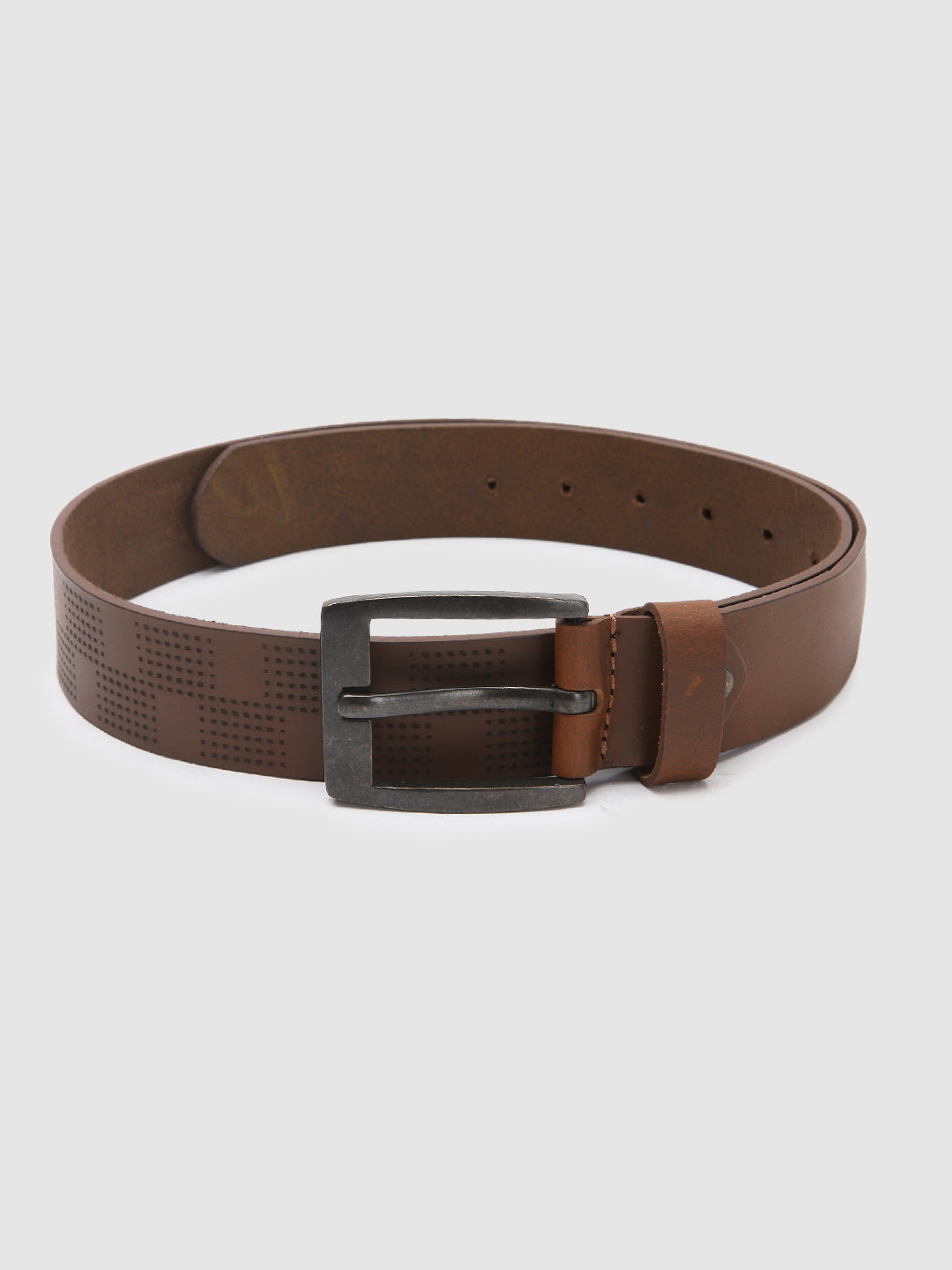 Spykar Brown Genuine Leather Belt