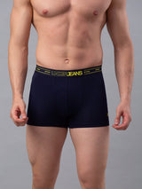 Underjeans Navy Cotton Blend Trunk