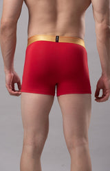 Underjeans by Spykar Men Premium Red Trunk