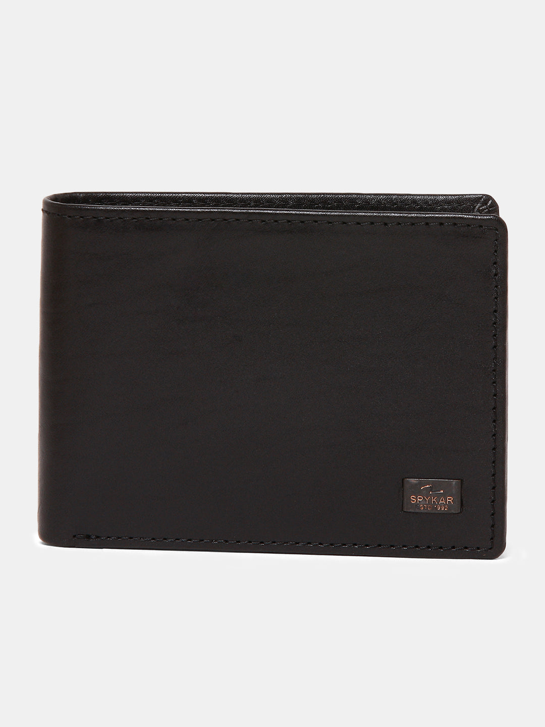 Spykar Men Black Leather Wallet