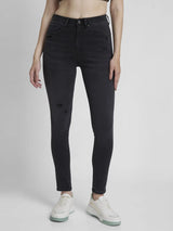 Women Alexa Jeans Super Skinny Fit Black High Rise