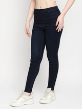 Women Alexa Jeans Super Skinny Fit Dark Blue High Rise