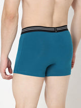 Underjeans by Spykar Men Premium Teal Blue Trunk
