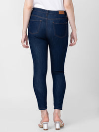 Women Alexa Jeans Super Skinny Fit Dark Blue High Rise