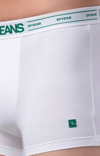 Underjeans Pack Of 2 White Regular Fit Trunks