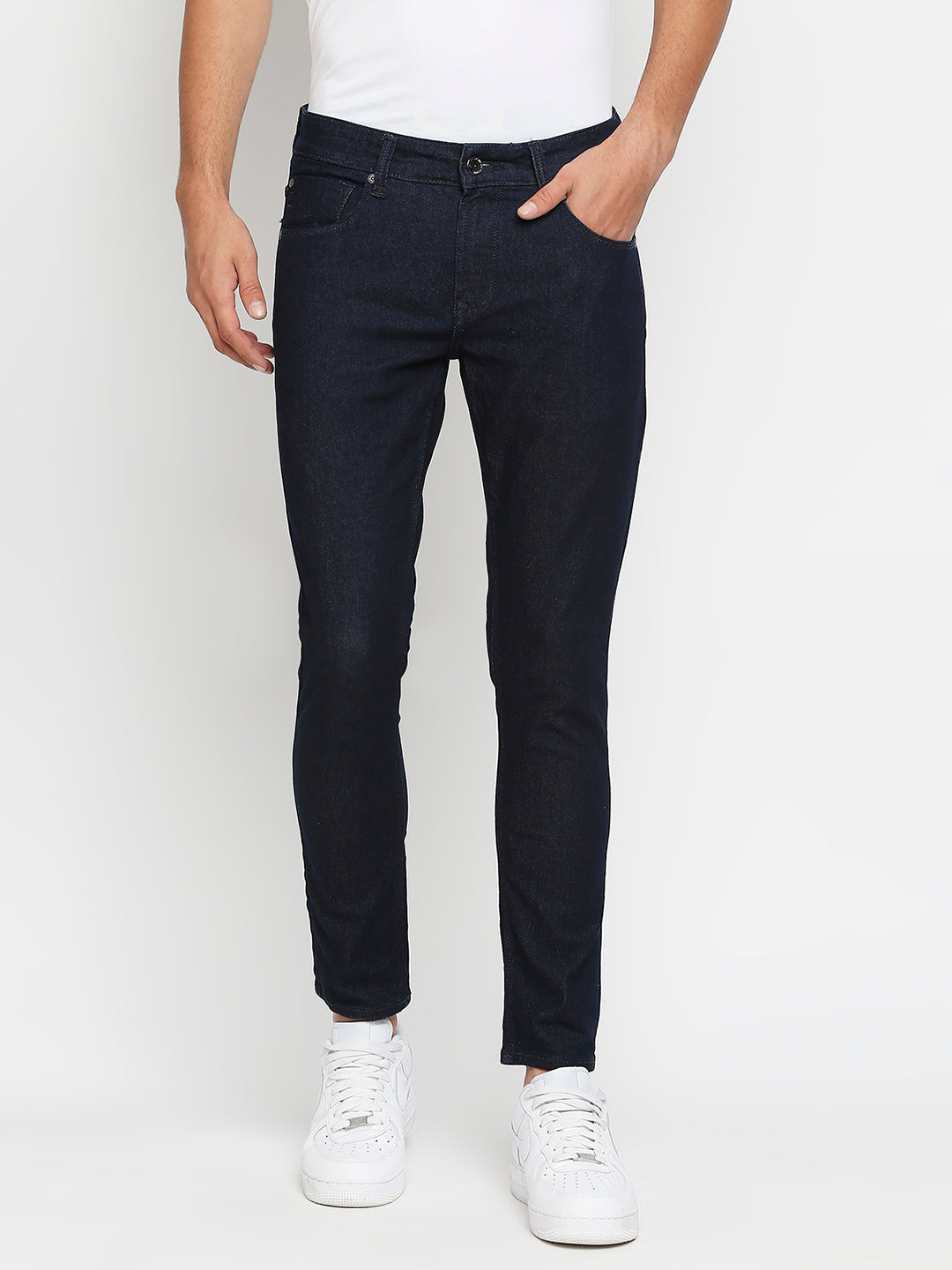 Spykar Men Blue Slim Fit Tapered Length Jeans (Kano)