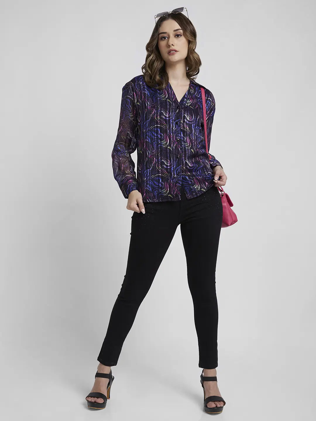 Women Jeans Super Skinny Fit Black Ankle Length