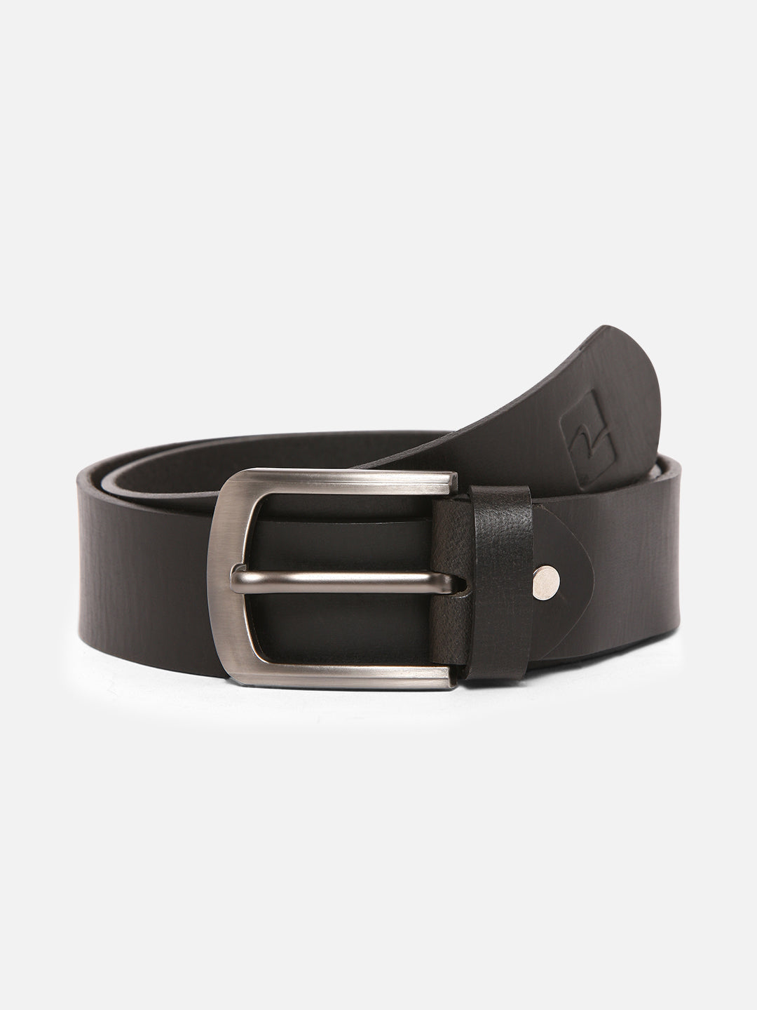 Spykar Men Black Leather Belt