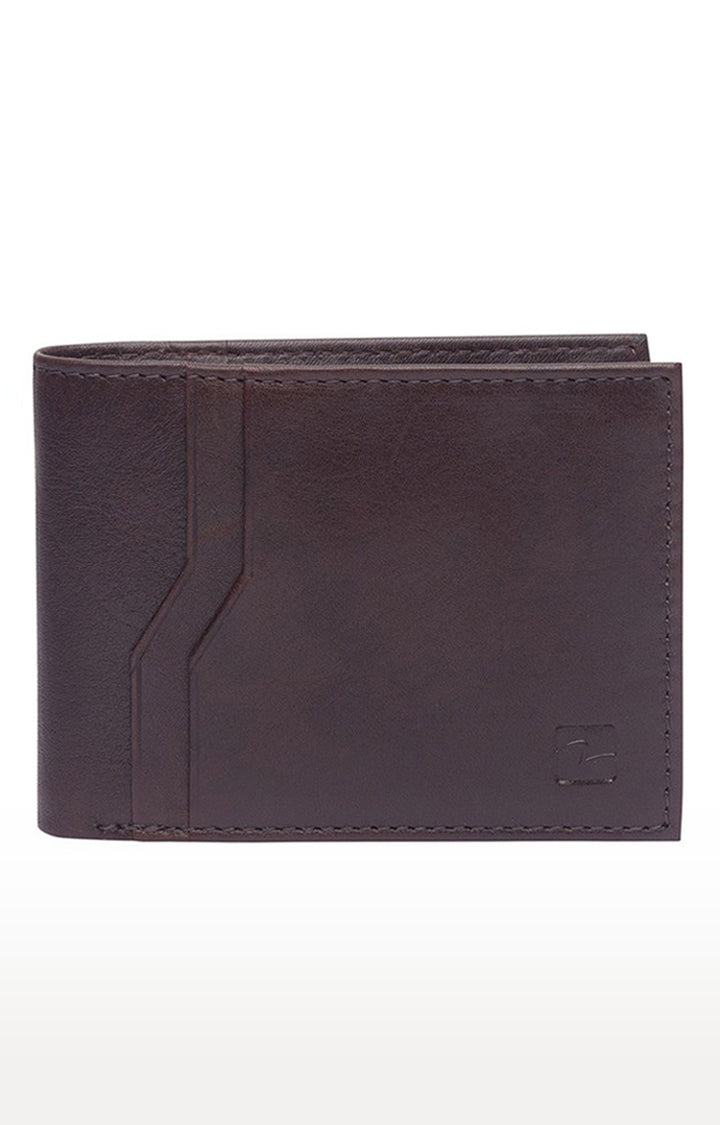 Spykar Men Brown Genuine Leather Wallet